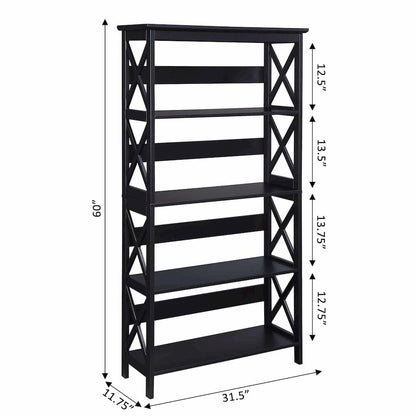 Oxford 5 Tier Bookcase
