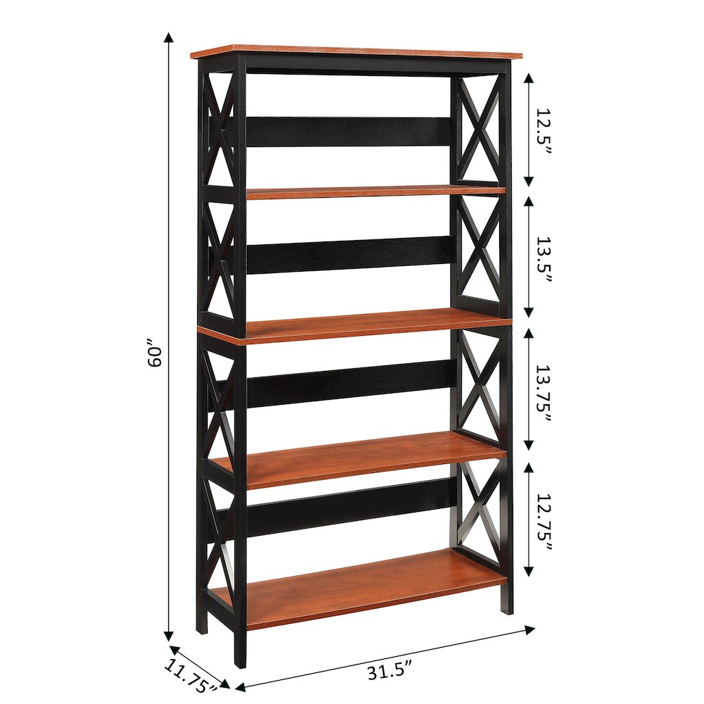 Oxford 5 Tier Bookcase