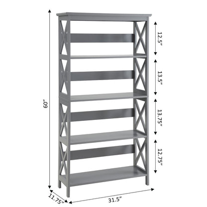 Oxford 5 Tier Bookcase