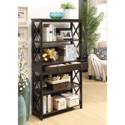Oxford 5 Tier Bookcase with Drawer