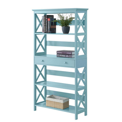 Oxford 5 Tier Bookcase with Drawer
