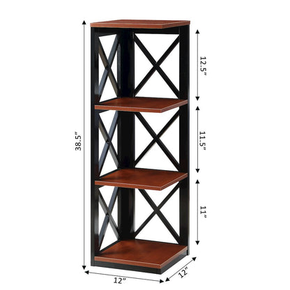 Oxford 3 Tier Corner Bookcase
