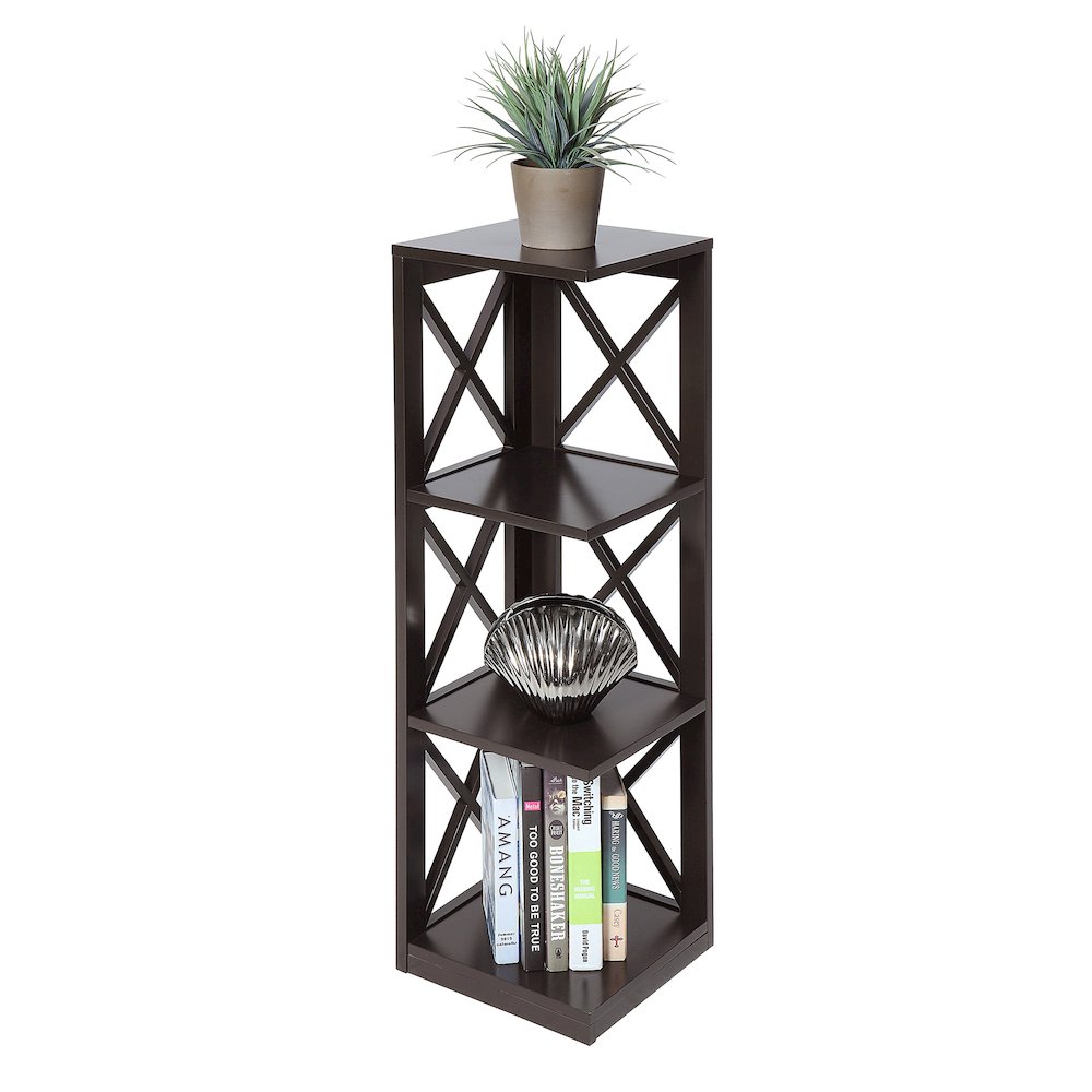 Oxford 3 Tier Corner Bookcase