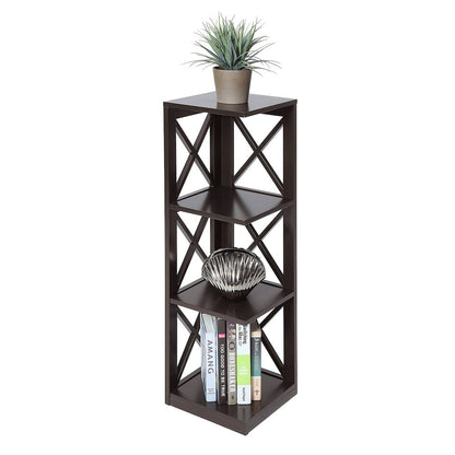 Oxford 3 Tier Corner Bookcase