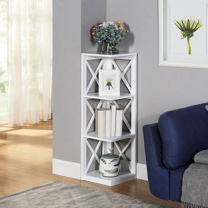 Oxford 3 Tier Corner Bookcase
