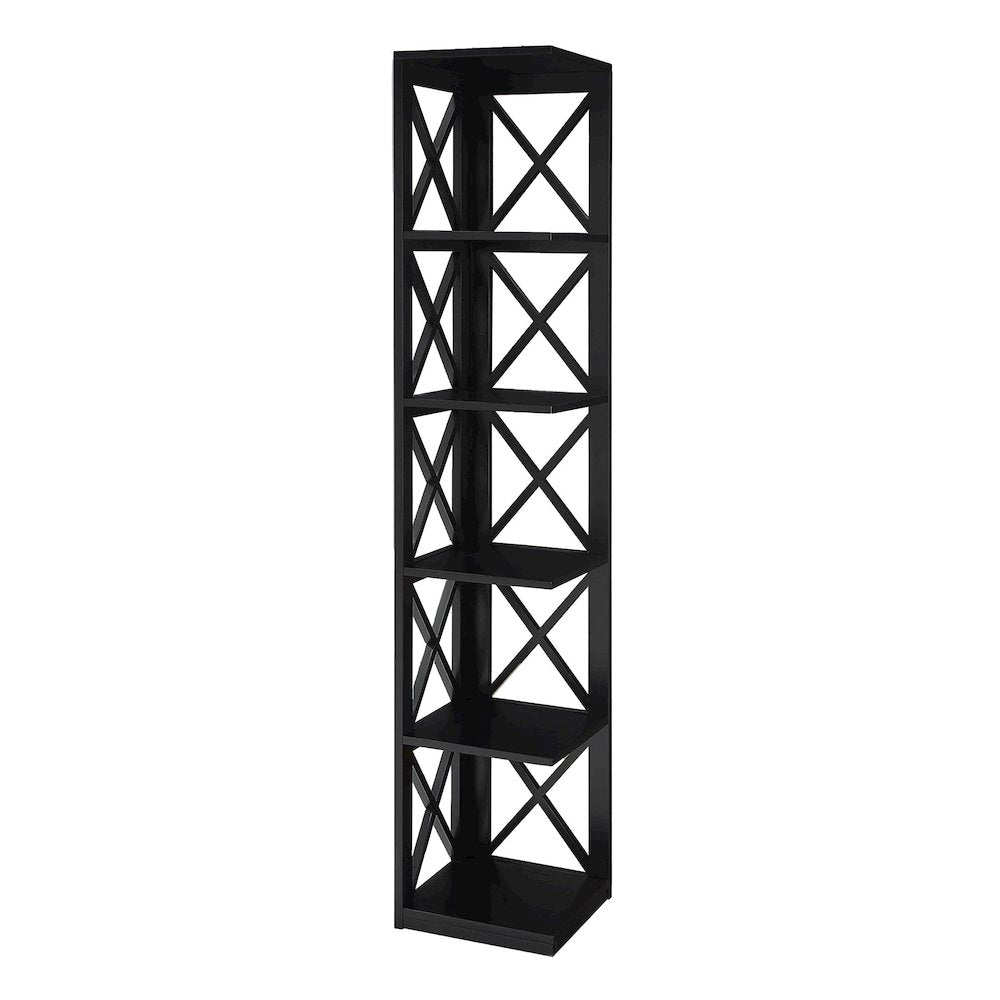 Oxford 5 Tier Corner Bookcase