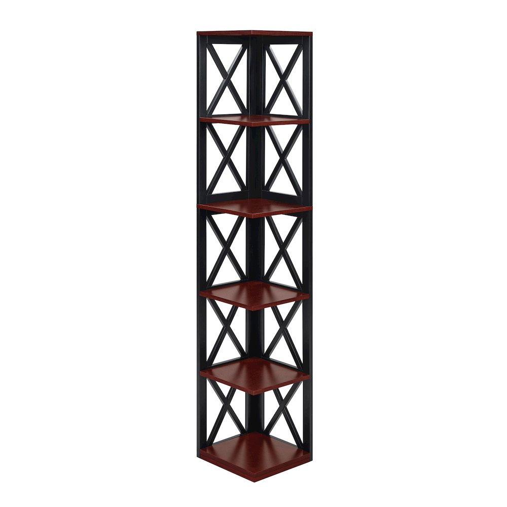 Oxford 5 Tier Corner Bookcase