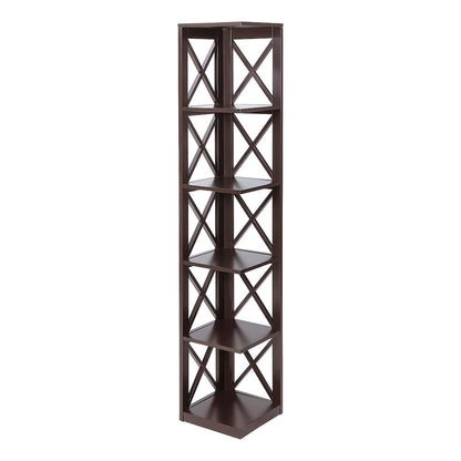 Oxford 5 Tier Corner Bookcase