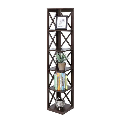 Oxford 5 Tier Corner Bookcase