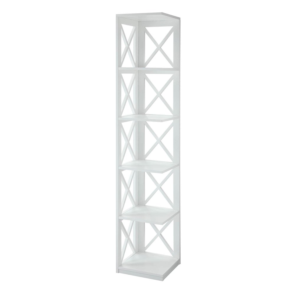 Oxford 5 Tier Corner Bookcase