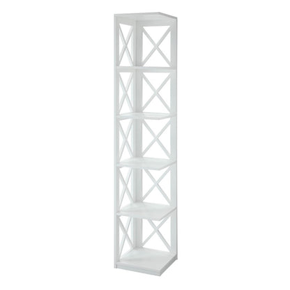Oxford 5 Tier Corner Bookcase