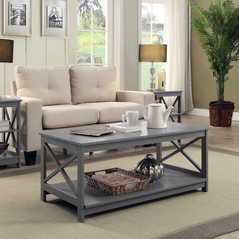 Oxford Coffee Table with Shelf