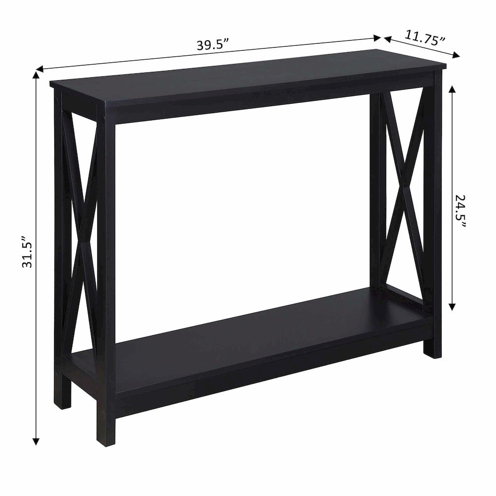 Oxford Console Table with Shelf
