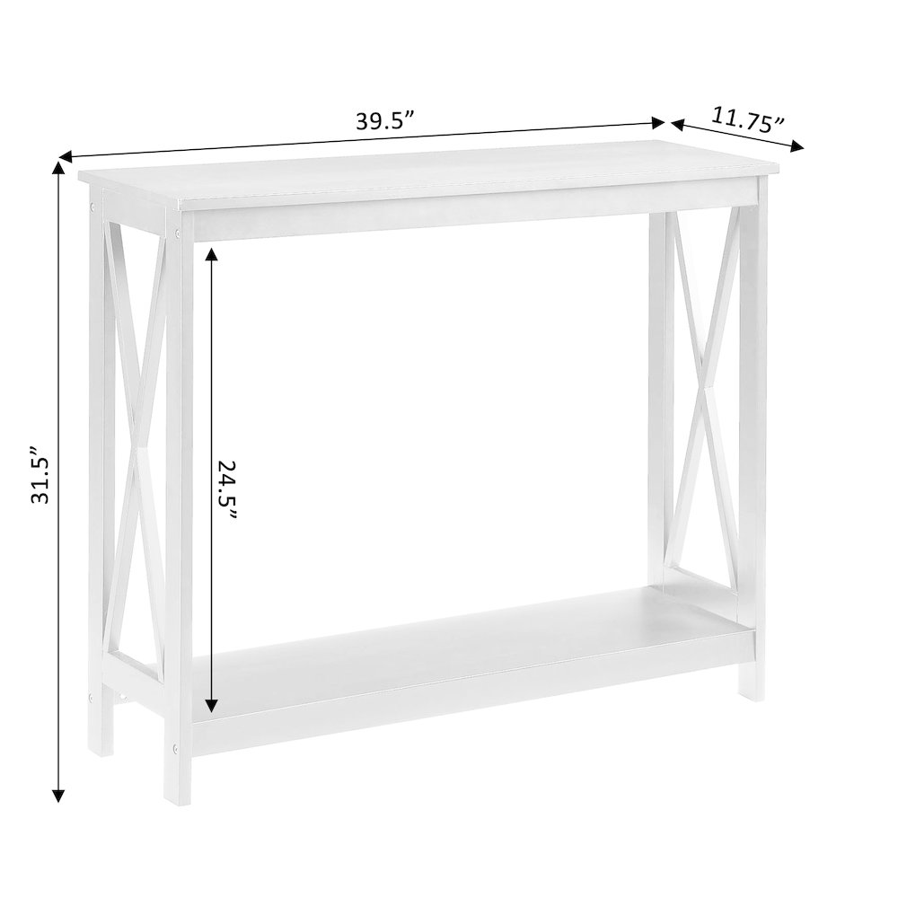 Oxford Console Table with Shelf