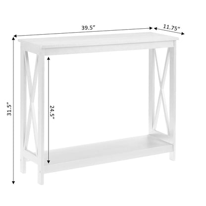 Oxford Console Table with Shelf