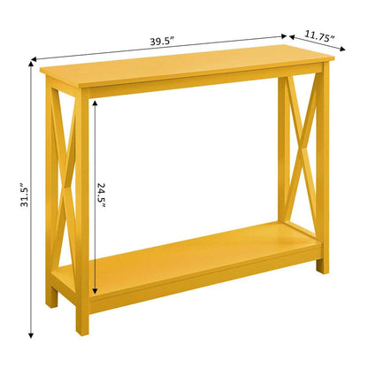 Oxford Console Table with Shelf