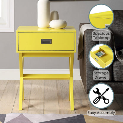 Designs2Go Landon 1 Drawer End Table