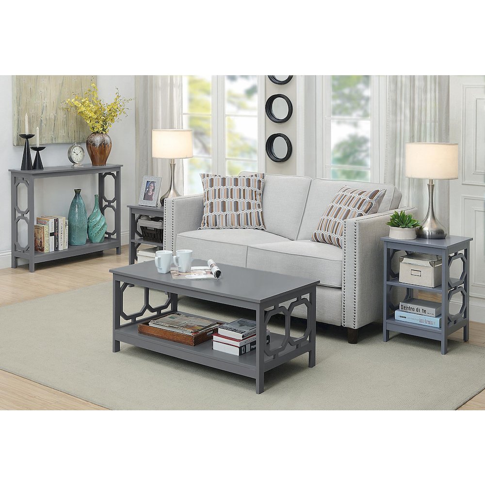 Omega Coffee Table with Shelf