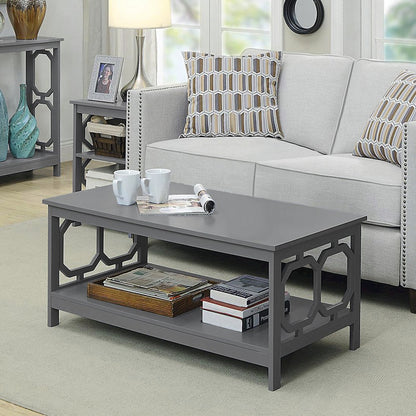 Omega Coffee Table with Shelf