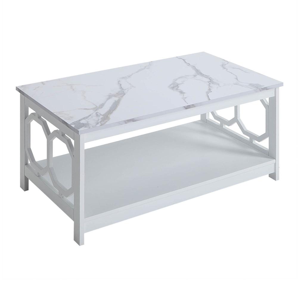 Omega Coffee Table with Shelf