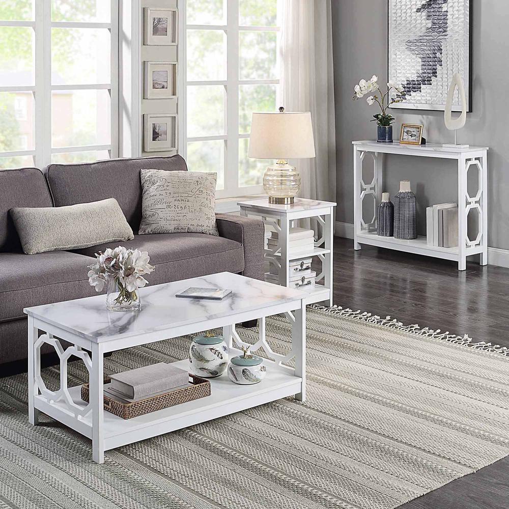 Omega Coffee Table with Shelf