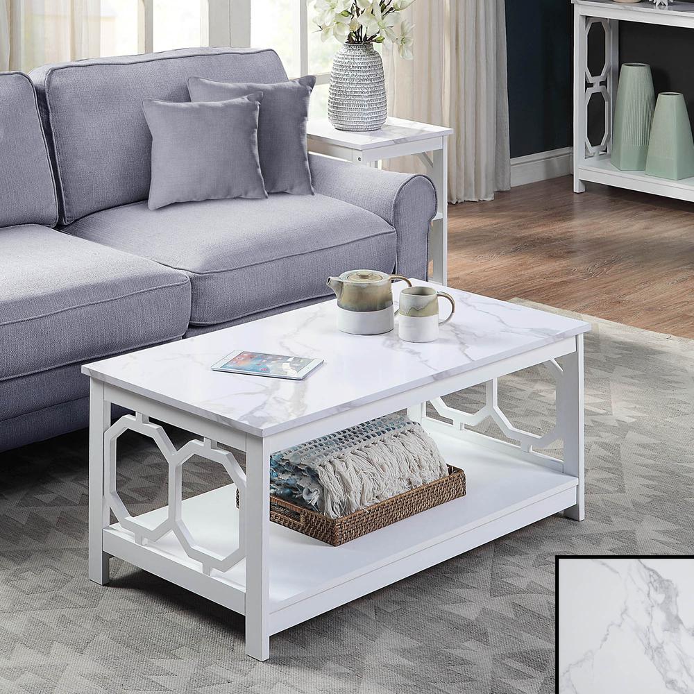 Omega Coffee Table with Shelf