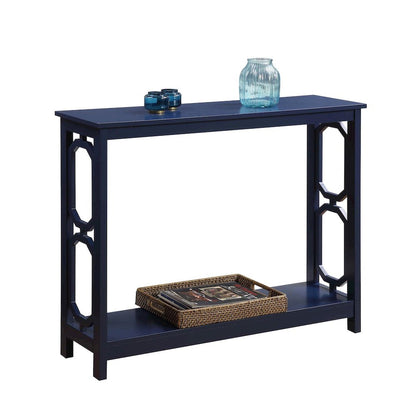 Omega Console Table, Cobalt Blue