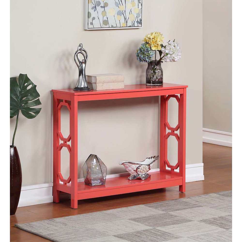 Omega Console Table with Shelf