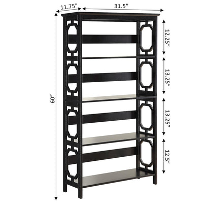 Omega 5 Tier Bookcase