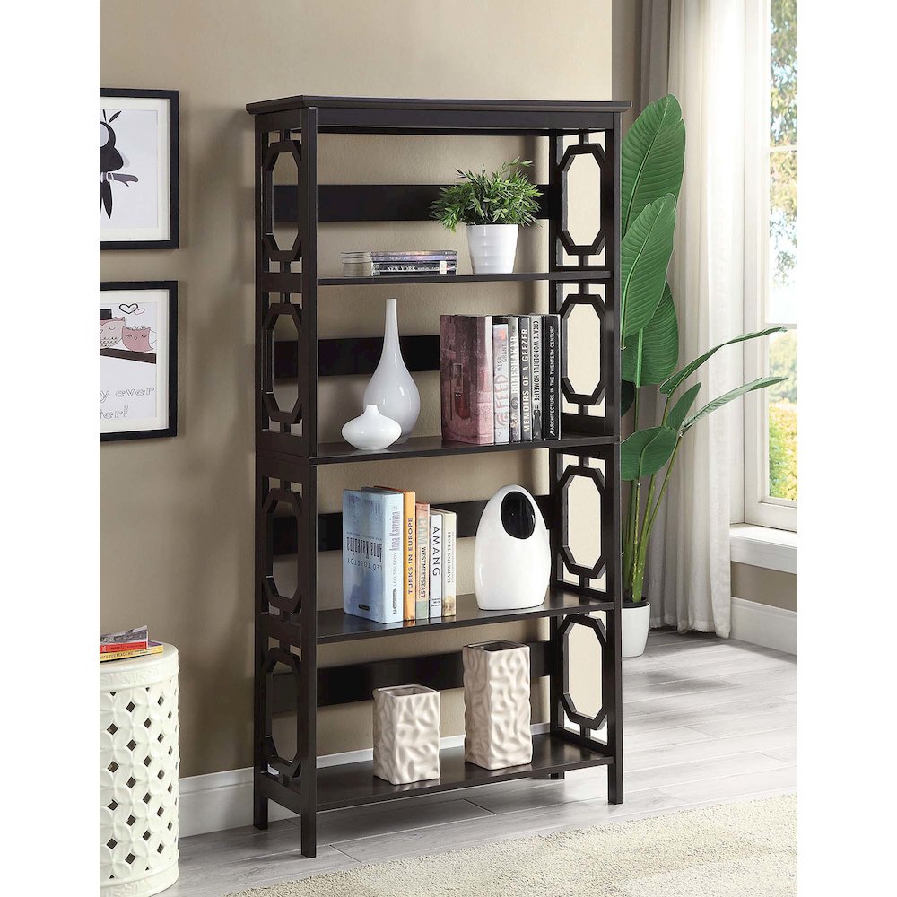 Omega 5 Tier Bookcase
