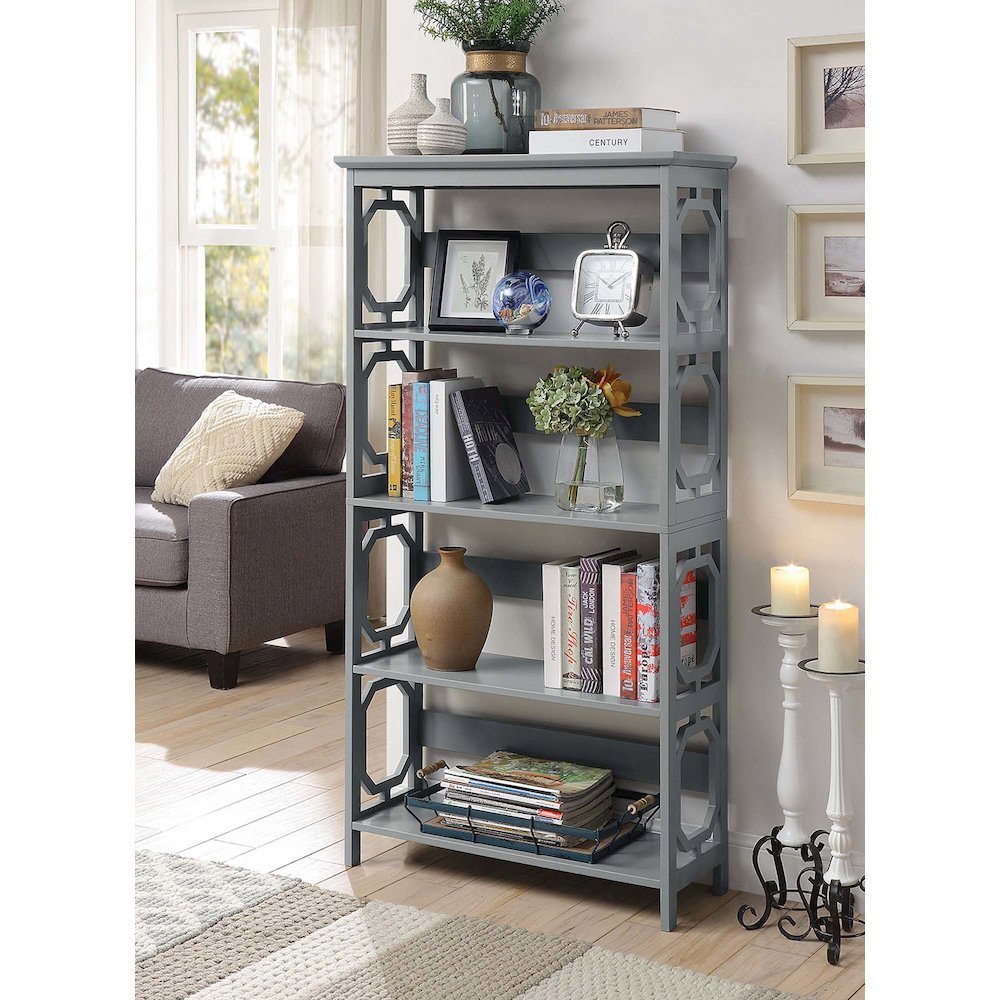 Omega 5 Tier Bookcase