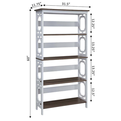 Omega 5 Tier Bookcase
