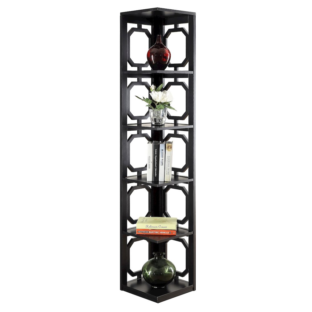 Omega 5 Tier Corner Bookcase