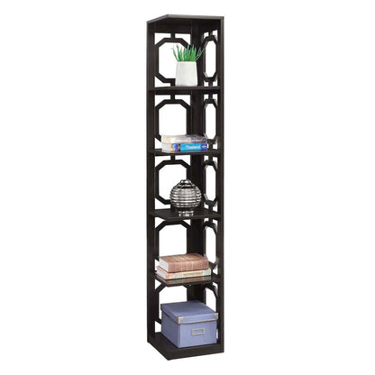 Omega 5 Tier Corner Bookcase