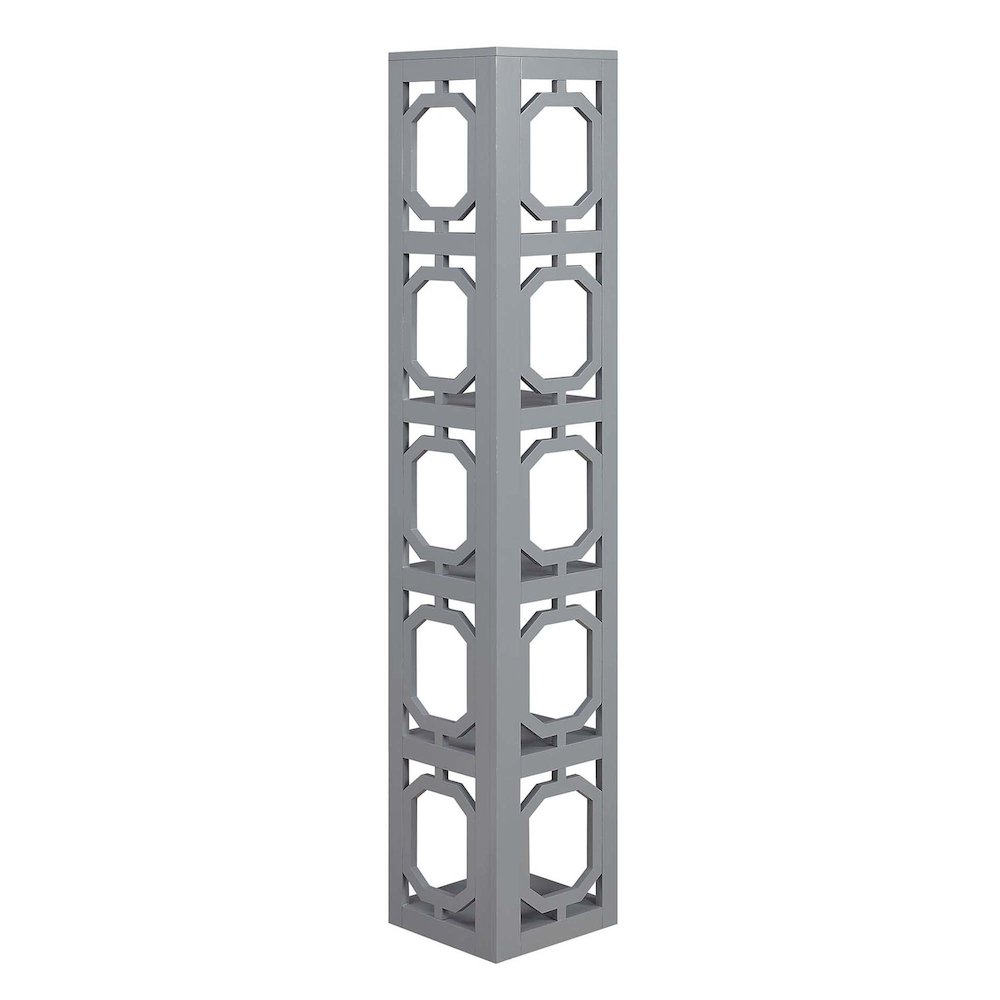 Omega 5 Tier Corner Bookcase