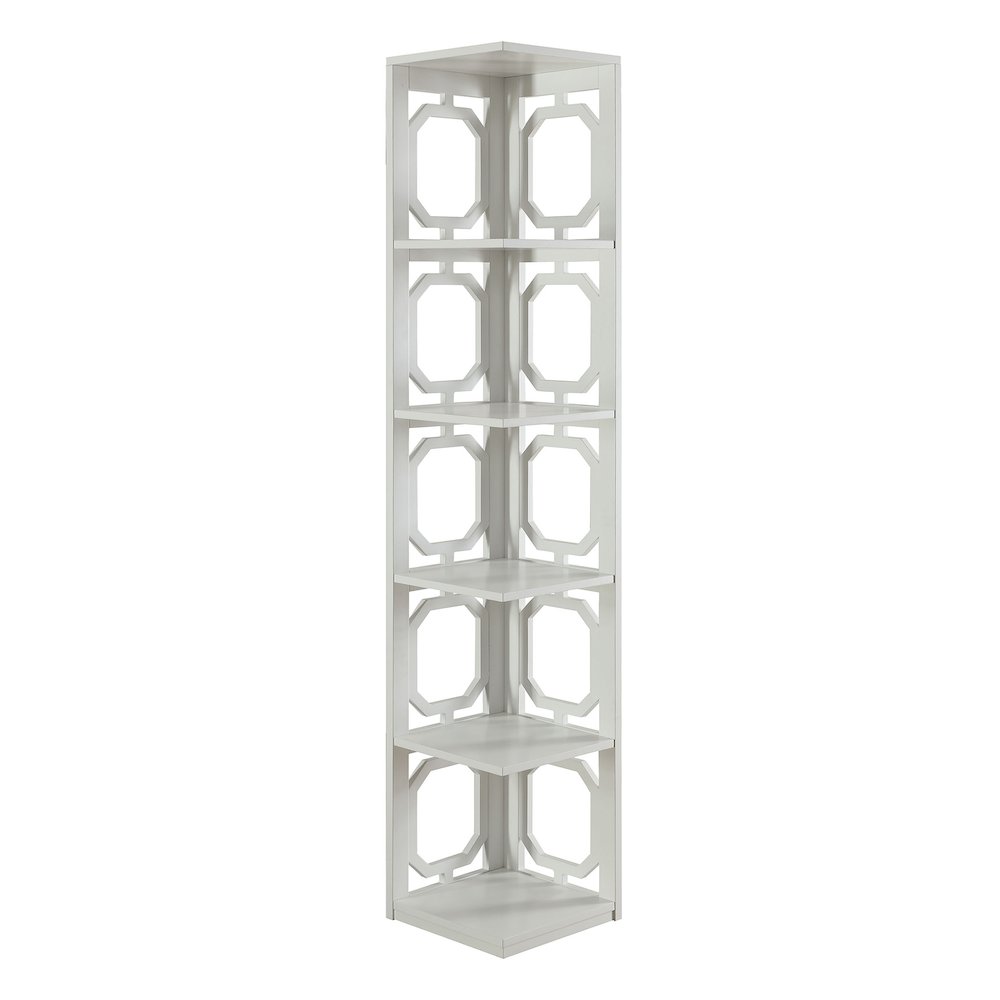 Omega 5 Tier Corner Bookcase