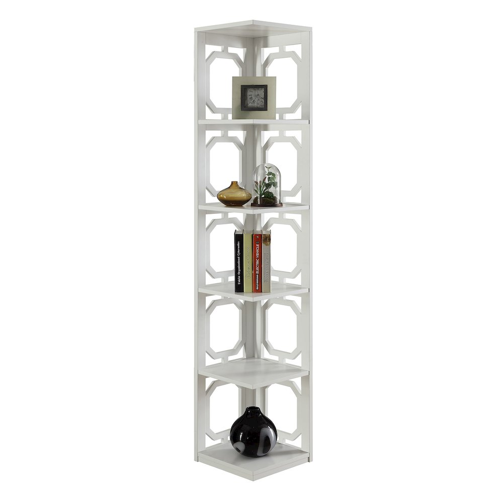 Omega 5 Tier Corner Bookcase