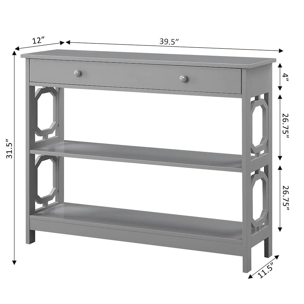 Omega 1 Drawer Console Table