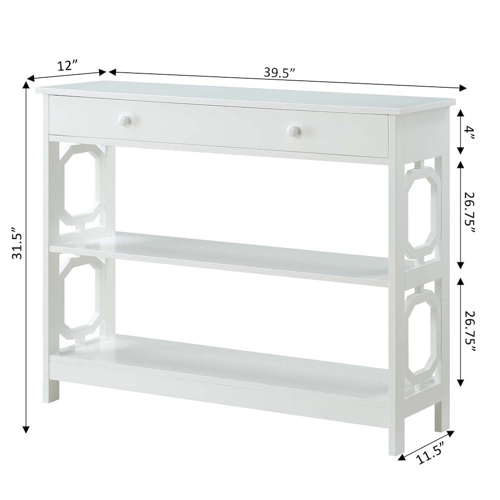 Omega 1 Drawer Console Table