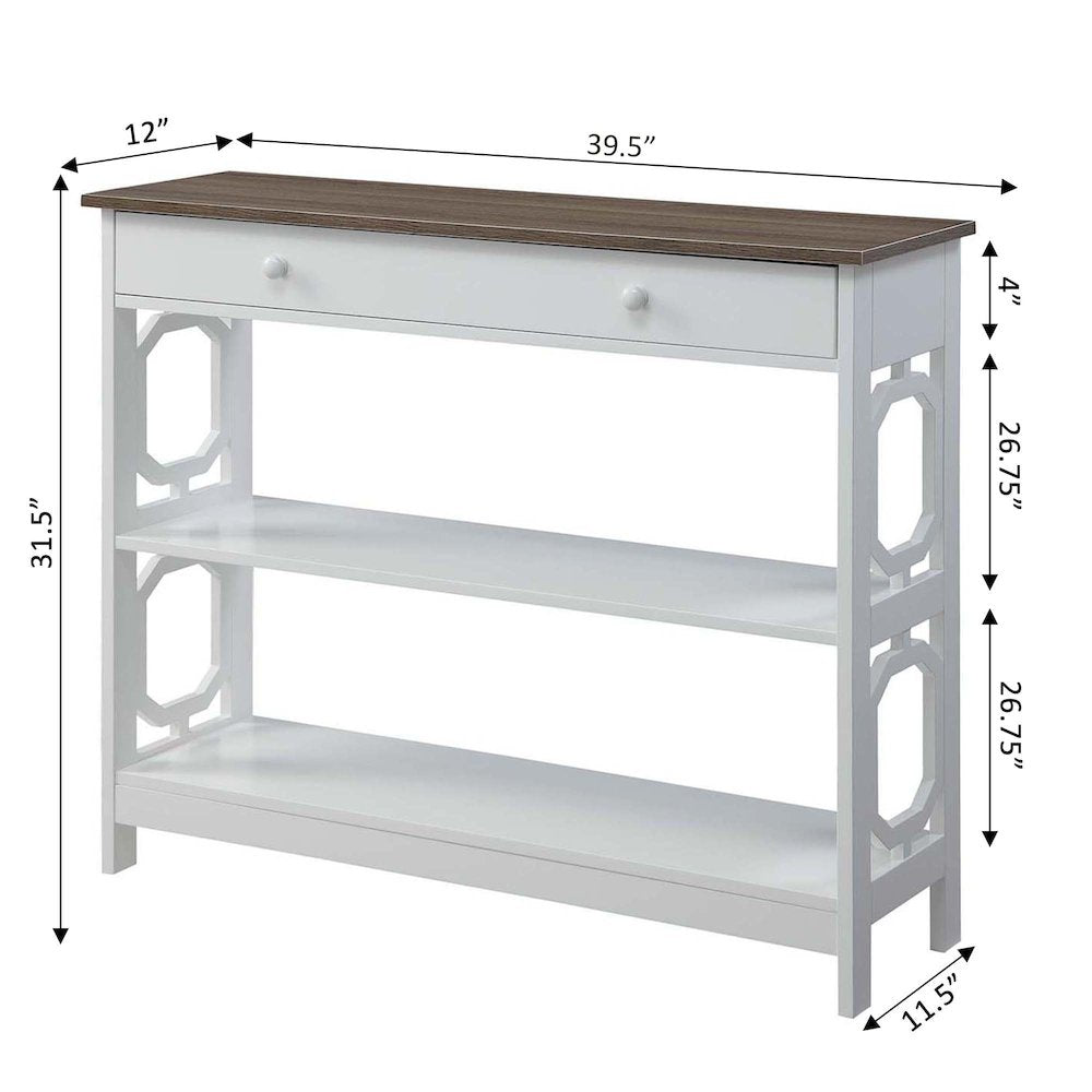 Omega 1 Drawer Console Table