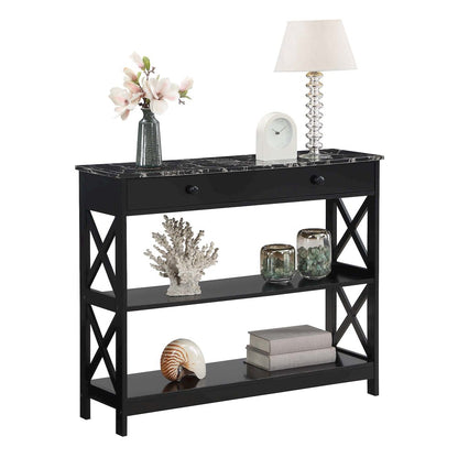 Oxford 1 Drawer Console Table with Shelves