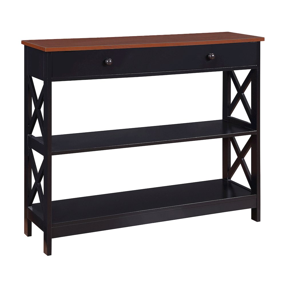 Oxford 1 Drawer Console Table with Shelves