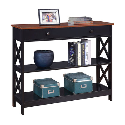 Oxford 1 Drawer Console Table with Shelves