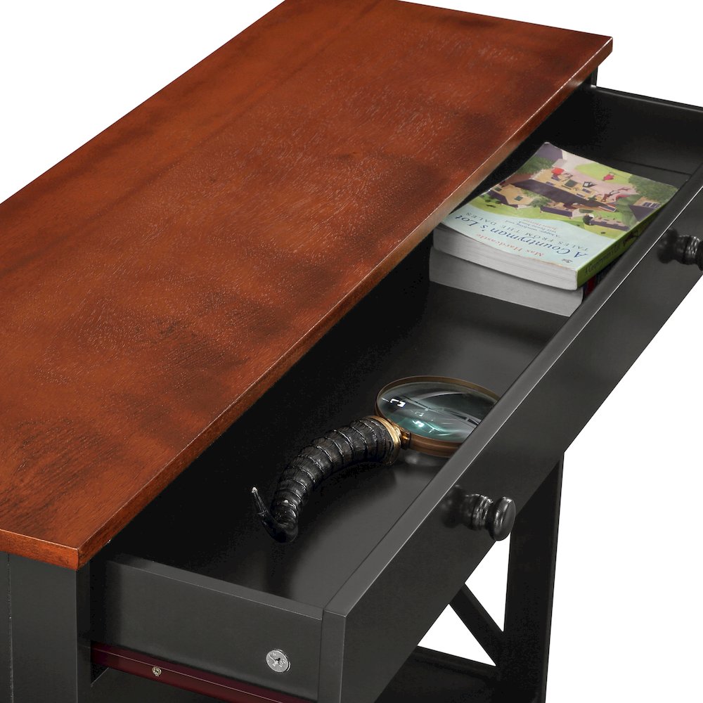 Oxford 1 Drawer Console Table with Shelves