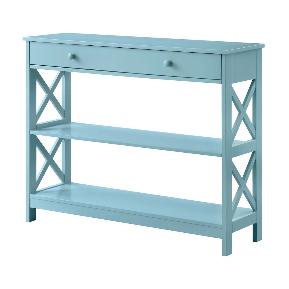 Oxford 1 Drawer Console Table with Shelves