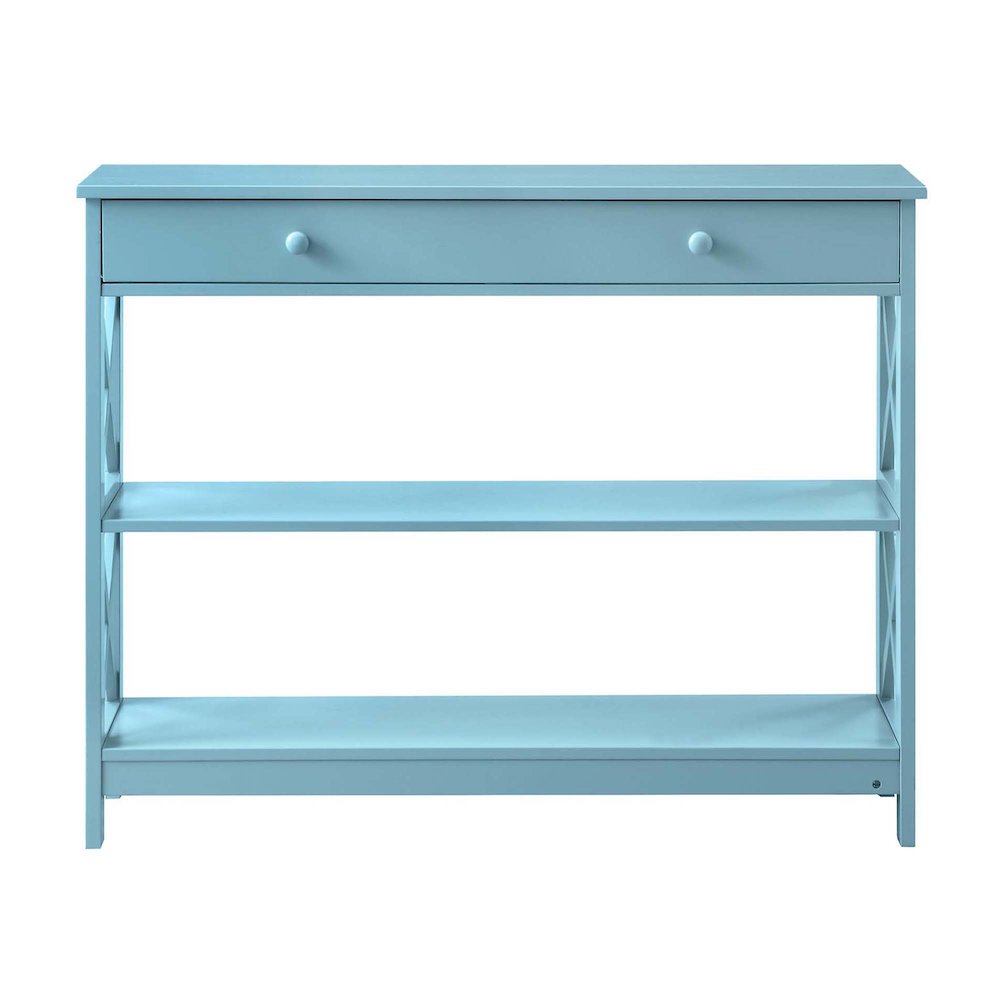 Oxford 1 Drawer Console Table with Shelves