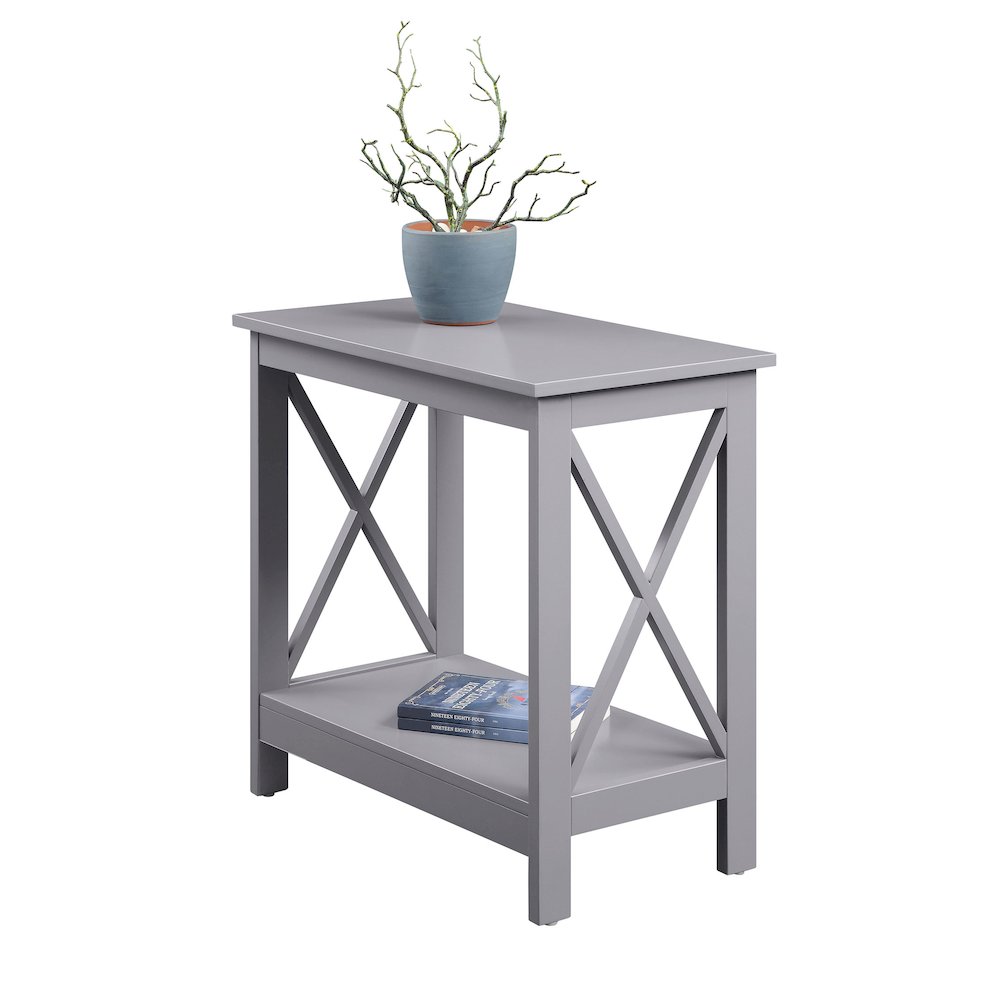 Oxford Chairside End Table with Shelf, S20-402