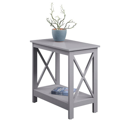 Oxford Chairside End Table with Shelf, S20-402