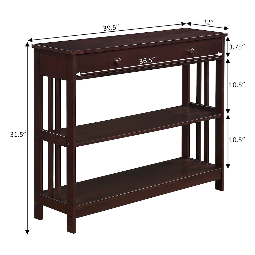 Mission 1 Drawer Console Table