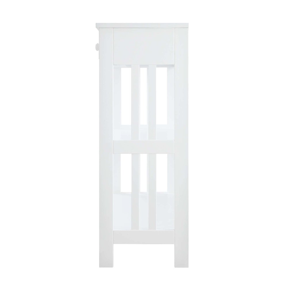 Mission 1 Drawer Console Table with Shelves